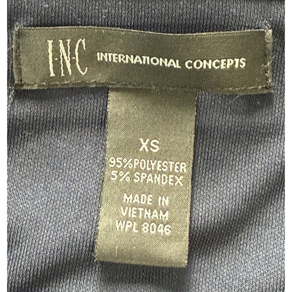 Women’s Navy A-Line Skater Skirt Flowy Flare Yoga Waistband Casual Minimalist XS - Picture 5 of 8